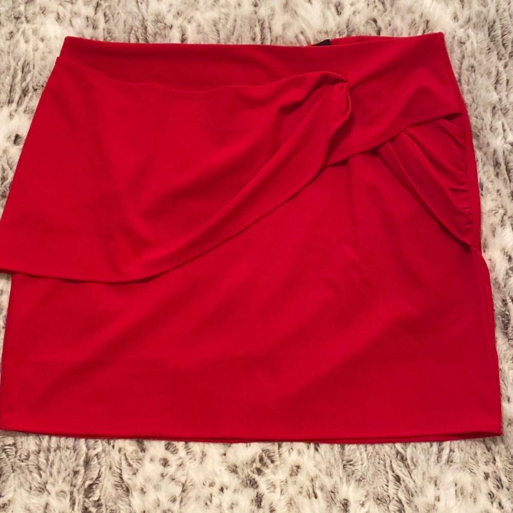 Forever 21 Red Mini Skirt 2X